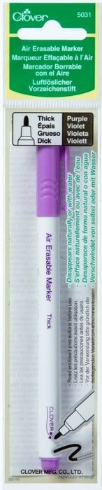 Clover Air Erasable Marker, Thick, Purple
