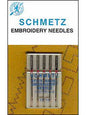 Schmetz Embroidery Needles, 5 Count, Size 90