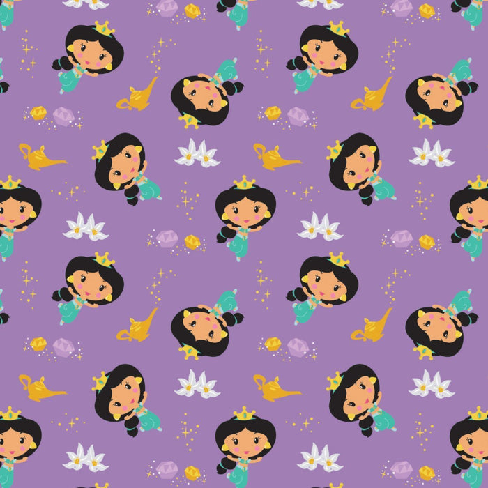 Disney Princess Kawaii - Cute Jasmine Toss - Light Purple