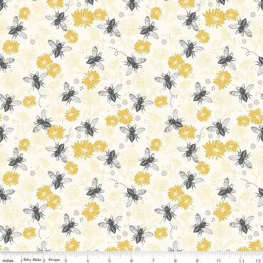 RB - Honey Bee Floral Parchment