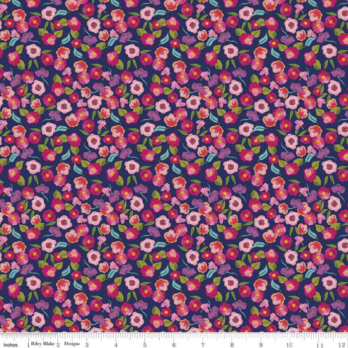 RB - Blissful Blooms Blossoms Navy