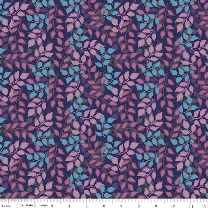 RB - Blissful Blooms Vines Navy