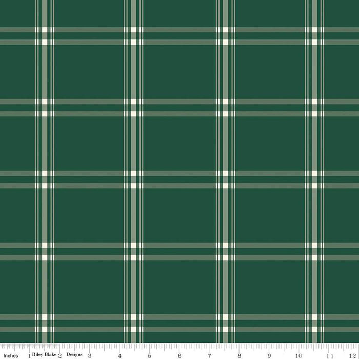 RB - Old Fashioned Christmas Plaid Forest