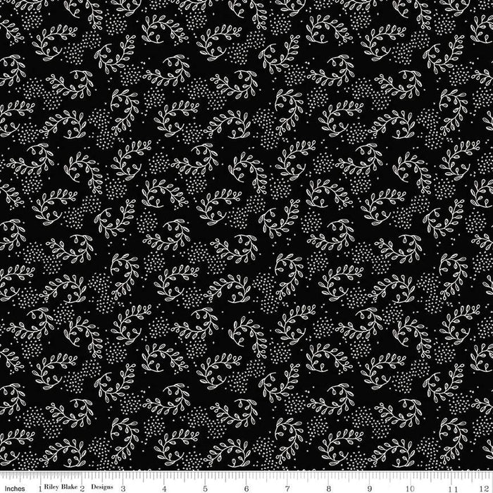 RB - Fleur Noire Sprigs Black