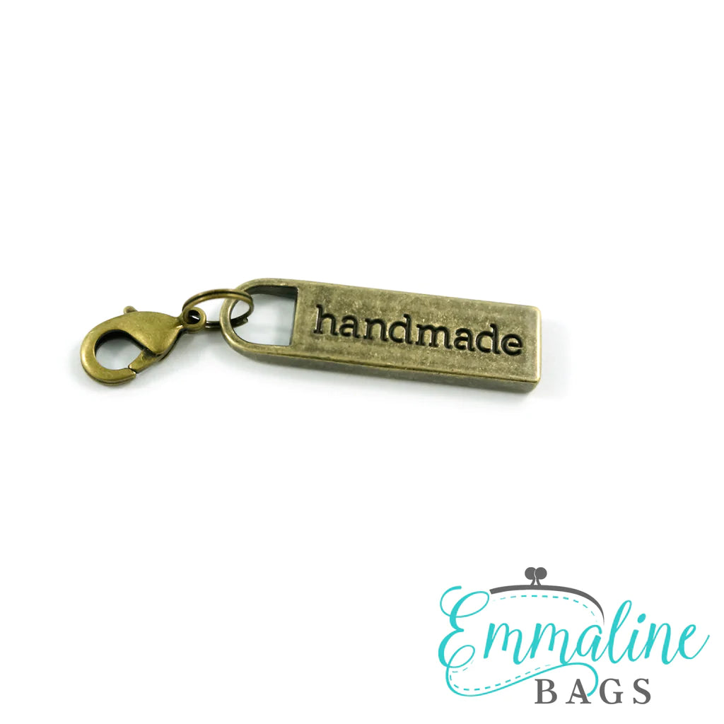 Zipper Pulls: "handmade" (1 Pack)