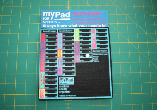 My Pad For Needles - Black Rabbit Fabric