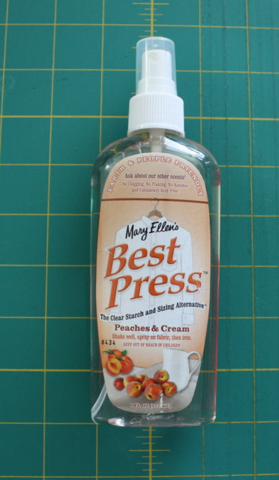 Best Press Spray Bottle - Peaches & Cream - Black Rabbit Fabric