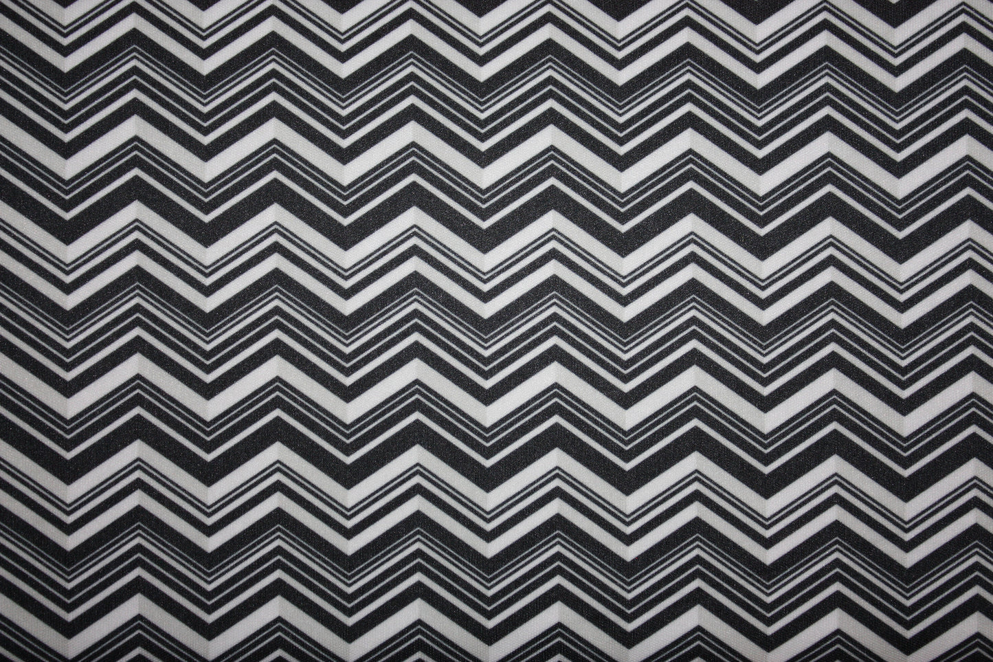 Babyville PUL Fabric Black and White Chevron - Discontinued Product