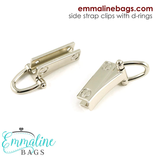 Emmaline Strap Clip with D-Ring (2 Pack)