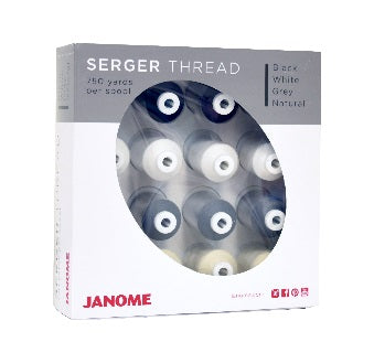 Polyester Serger Thread - 16 cones 750 yd each