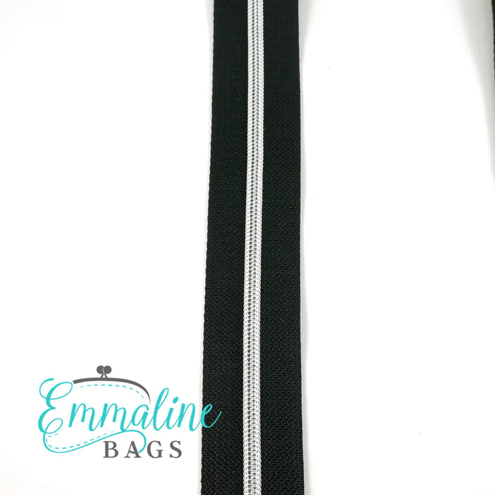 Emmaline Zippers-by-the-Yard - *SIZE#3* Black (DOES NOT INCLUDE SLIDERS/PULLS)