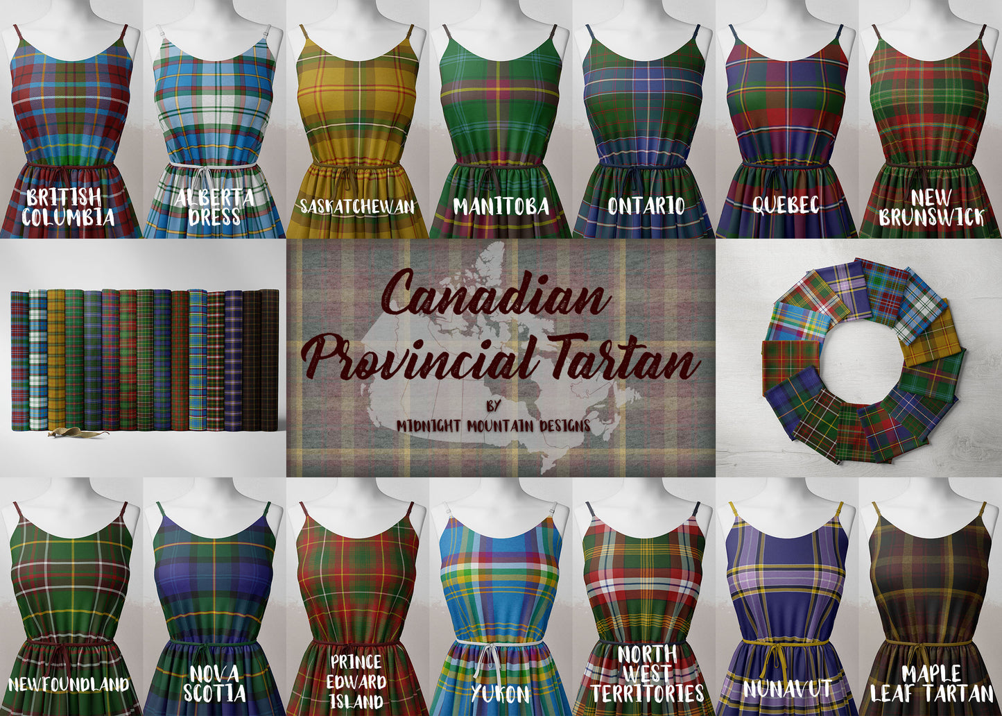 Saskatchewan Tartan Cotton Woven