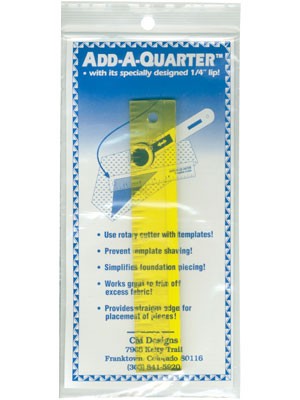 Add a Quarter 6" Ruler, .25" Lip, Yellow