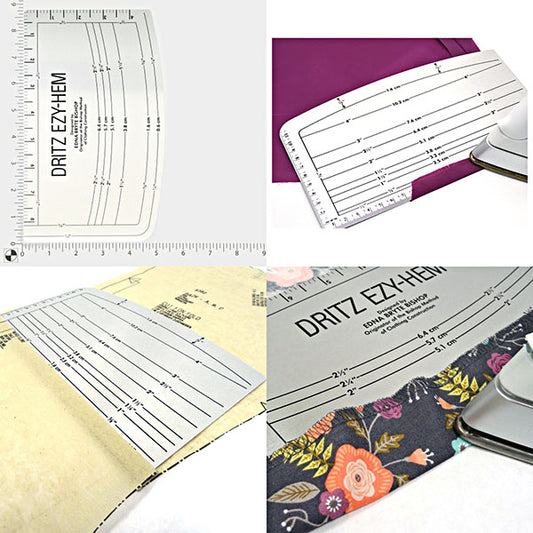 Dritz EZY-Hem Gauge with Metric Measurements