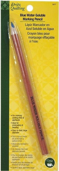 Blue Water-Soluble Marking Pencil