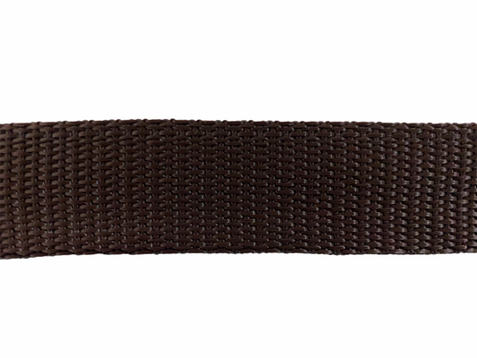 Polypro Webbing 25mm (1inch) - Chocolate