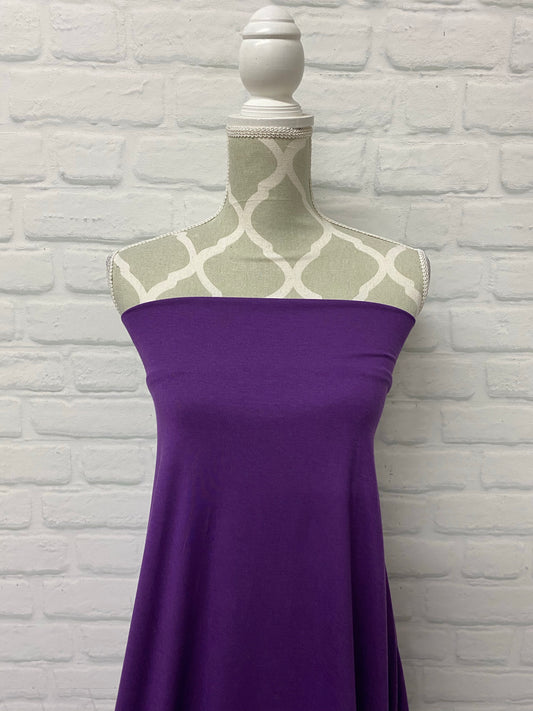 Bamboo Jersey Knit - Purple