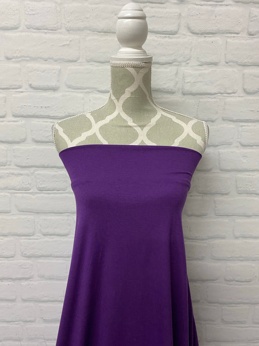 Purple Bamboo Jersey Knit