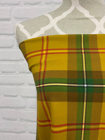 Saskatchewan Tartan Cotton Woven