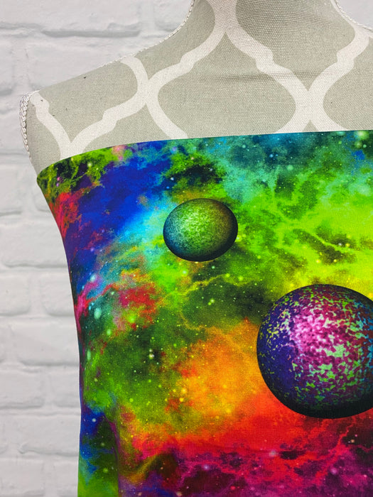 Rainbow Space Cotton French Terry