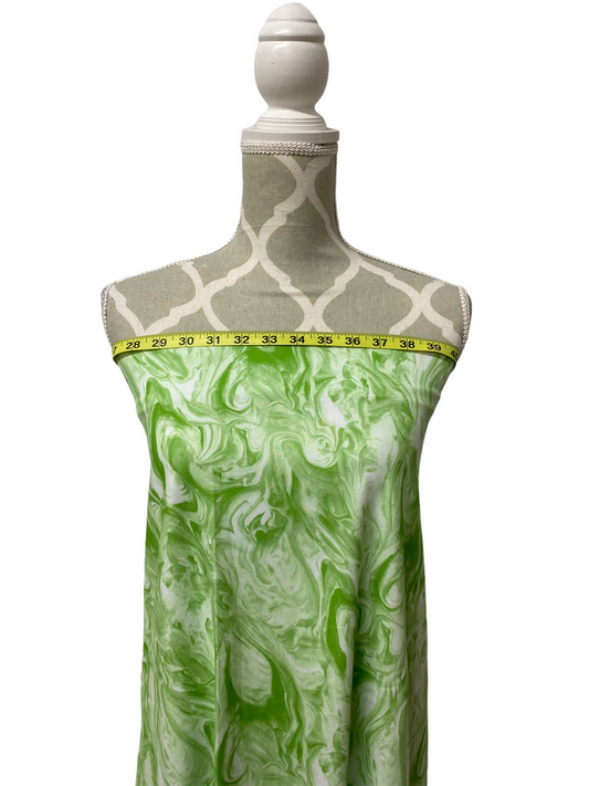 Lime Marble Cotton Jersey