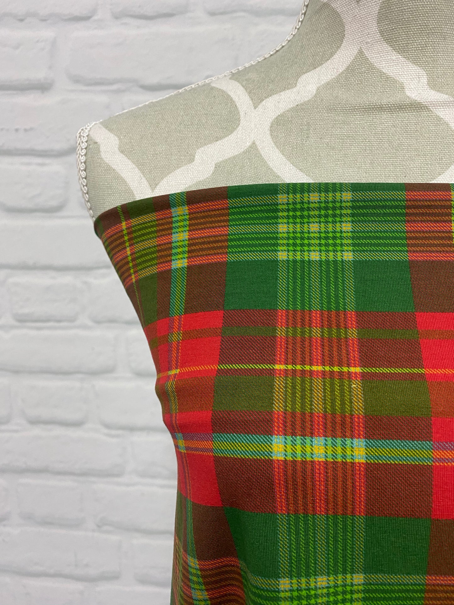 New Brunswick Tartan Cotton French Terry