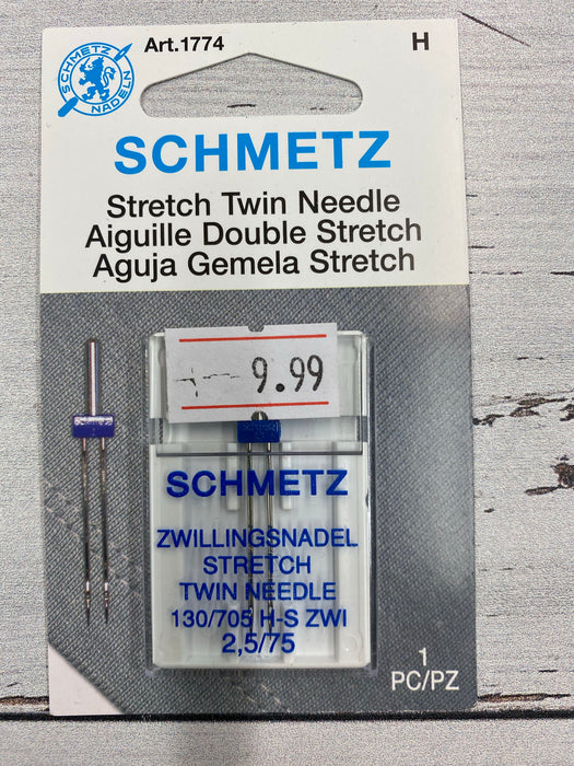 Schmetz Twin Stretch Needle 2.5/75