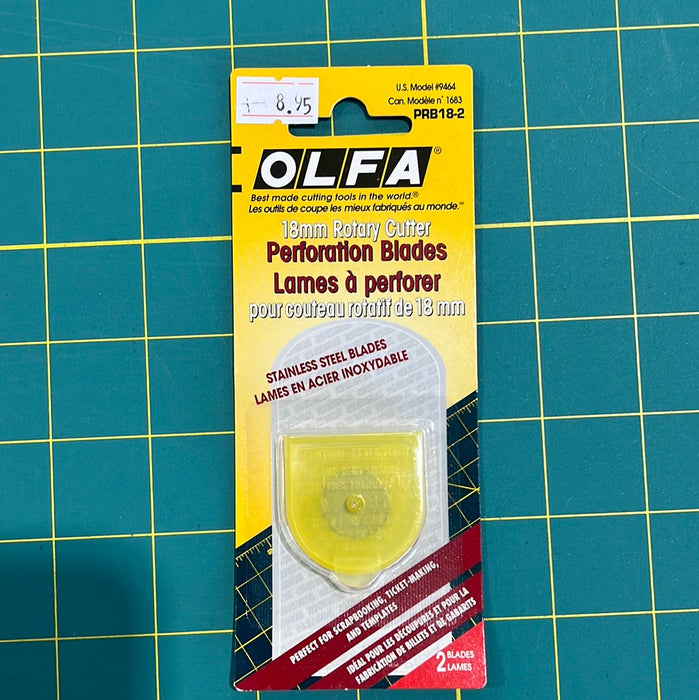 Olfa Perforation Blades For RTY4, 18mm 2 Count