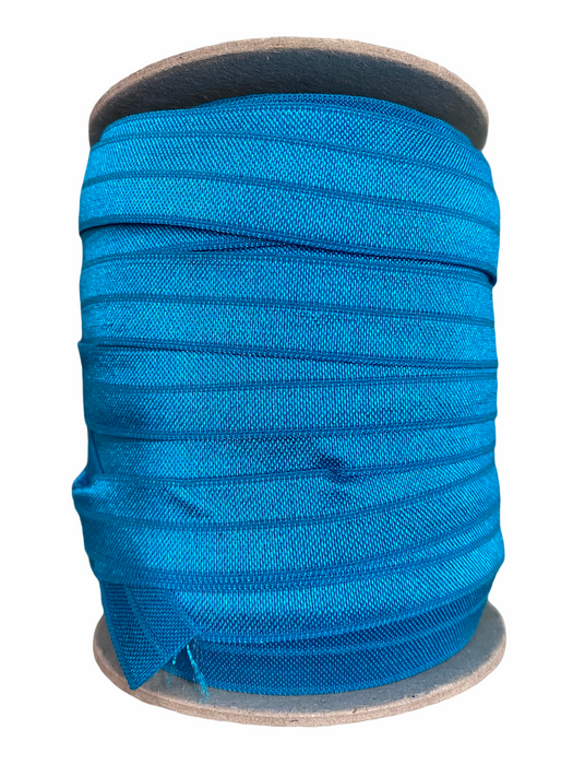 Blue 5/8" Fold over elastic