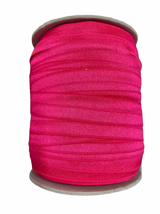 Pink 5/8" Fold over elastic