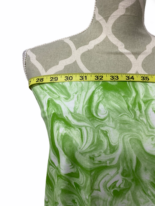 Lime Marble Cotton Jersey