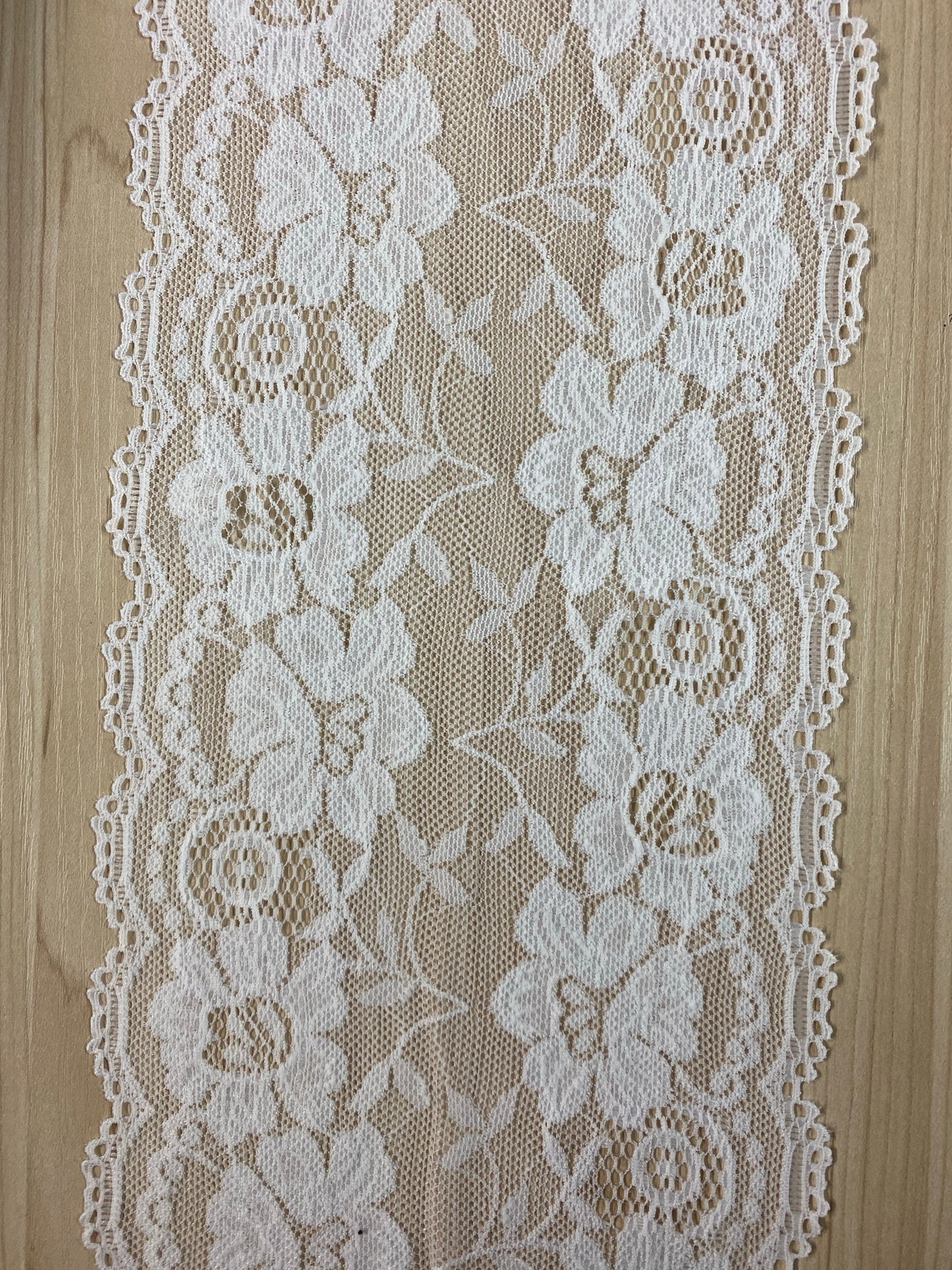 Stretch Lace Ivory 14.5cm (5.75inches) 527