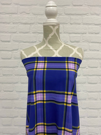 Nunavut Tartan Cotton Jersey