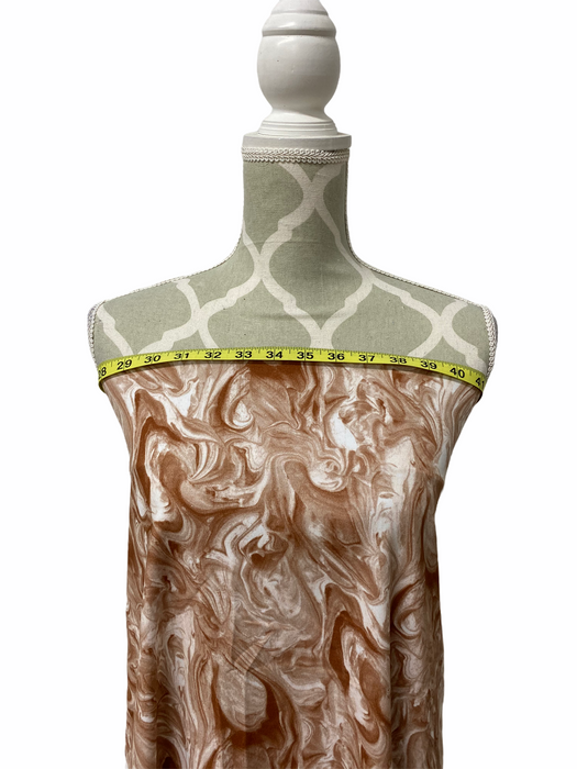 Toffee Marble Cotton Jersey