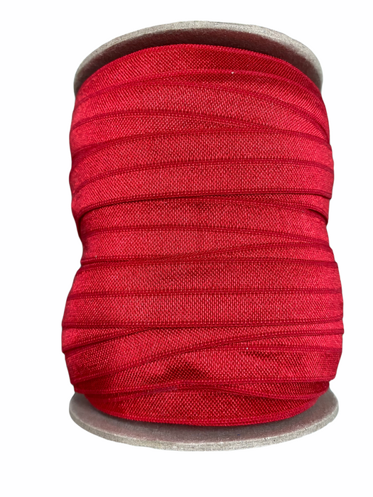 Red 5/8" Fold over elastic