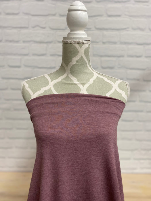 Heather Rose Brown Bamboo Jersey Knit