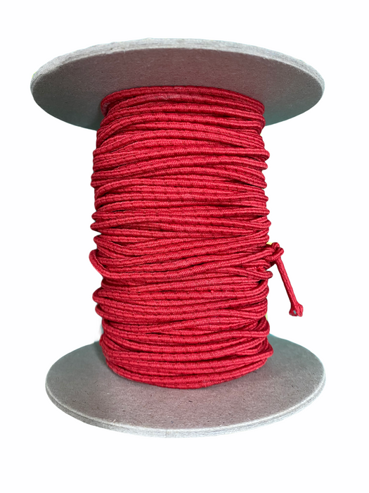 Round elastic - red 2mm