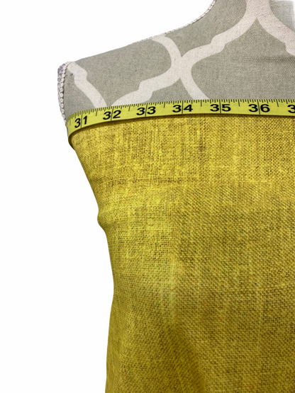 Lemon Faux Linen Cotton Jersey