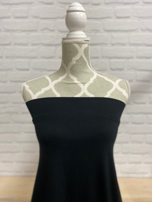 Black Bamboo Jersey Knit