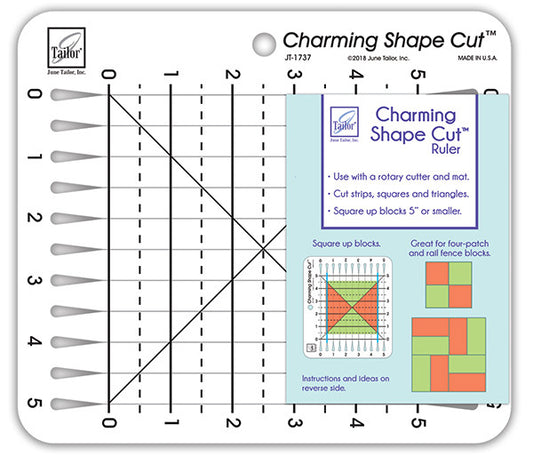 June Tailor Charming Shape Cut™ Slotter Ruler