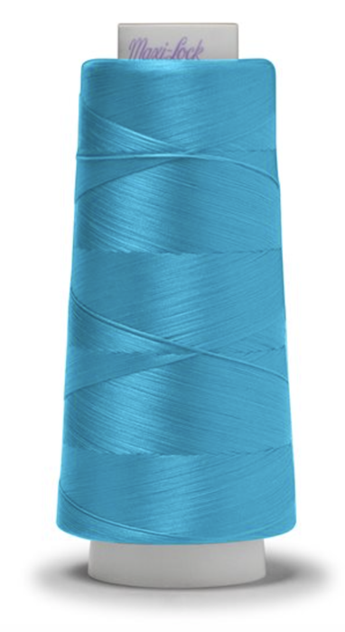 Maxi-Lock Stretch Woolly Nylon Thread, 2000 Yards - Radiant Turquoise