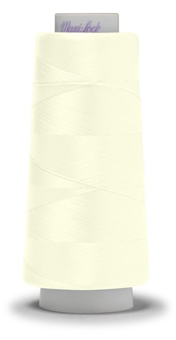 Maxi-Lock Stretch Woolly Nylon Thread, 2000 Yards - Eggshell