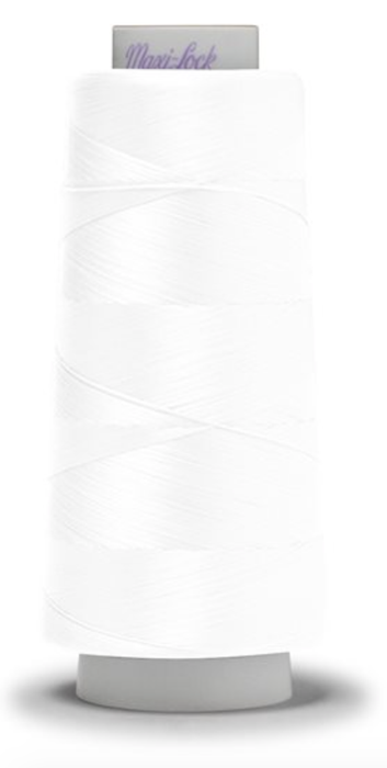 Maxi-Lock Stretch Woolly Nylon Thread, 2000 Yards - White