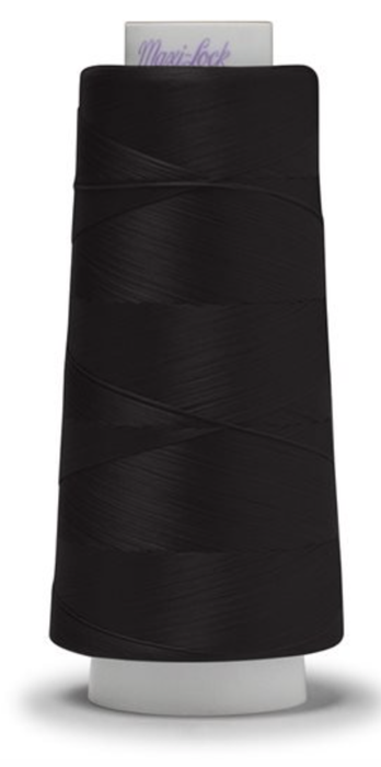 Maxi-Lock Stretch Woolly Nylon Thread, 2000 Yards - Black