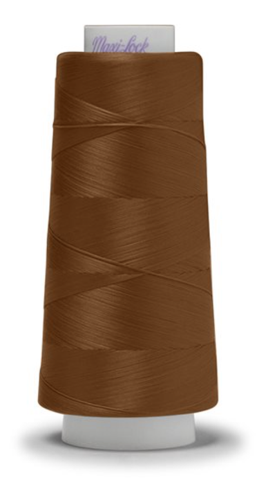 Maxi-Lock Stretch Woolly Nylon Thread, 2000 Yards - Brown