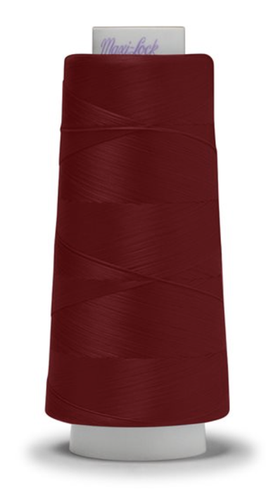 Maxi-Lock Stretch Woolly Nylon Thread, 2000 Yards - Red Current