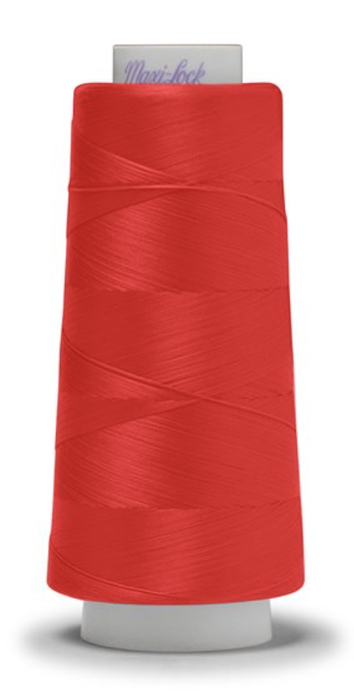 Maxi-Lock Stretch Woolly Nylon Thread, 2000 Yards - Poppy Red