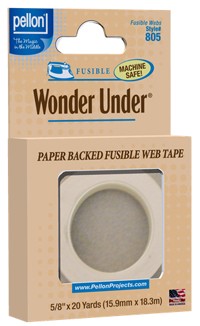 Wonder-Under (Wonder Under) Web: Paper Backed Fusible Web Tape, 100% Polyester, 5/8" x 20 Yards