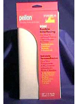 906F - Pellon ''Fusible'' Interfacing - Black Rabbit Fabric