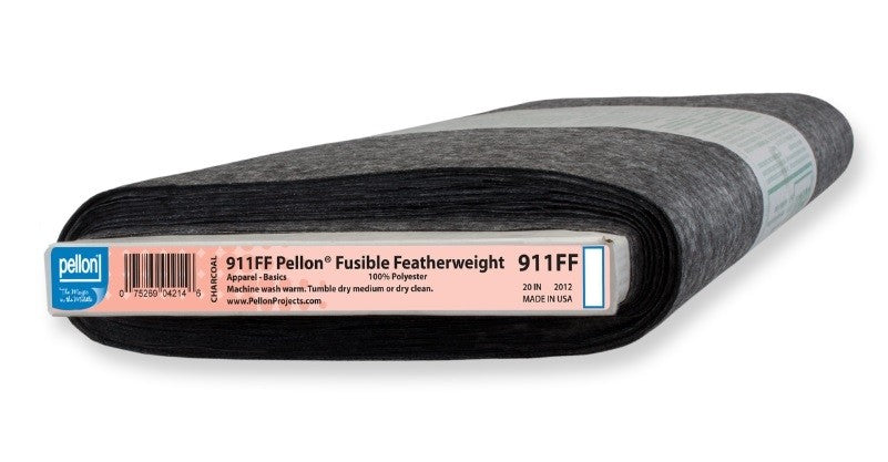 911FF Pellon Fusible Featherweight - Charcoal